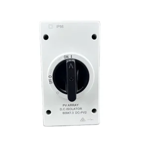 4P 32A Industrial CE Certified Waterproof DC Isolator Switch IP66