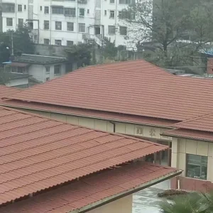 Solar Panel Stone Coated Metal Flat Roof Tile Energy Efficient Roofing Sheet