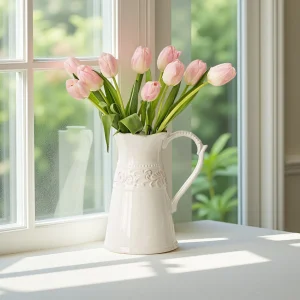 Timeless Ceramic Pitcher Glossy Jug