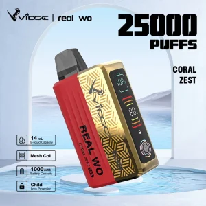 25000 Puffs Vaper Lung Aspiration High Capacity Vape Device Disposable Vaper