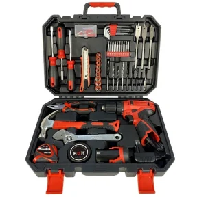 86pcs Hot Sale 10.8V Cordless Drill Set