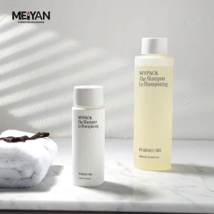 Mypack Luxury 100ml 200ml 250ml Soft Touch HDPE Cosmetics Shampoo and Conditioner Body Wash Lotion Squeeze Bottle with Twist Lid