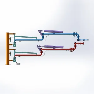Al2543 Corrosion-Resistant Loading Arm for Strong Acid/Bases Handling
