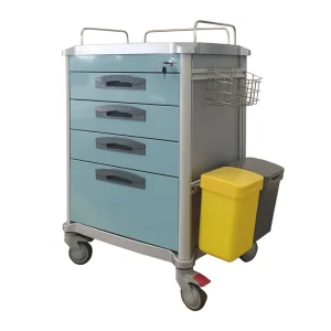 Closed Medical Procedure Medicine Supply Carts Dispensing Trolley