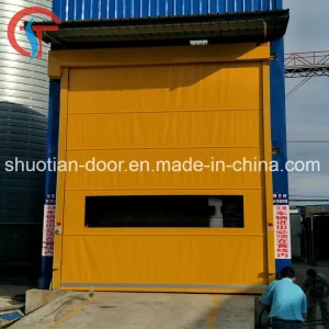 Industrial Electric PVC High Speed Door, High Speed Rolling Door, High Speed Roller Shutter Door (ST-001)