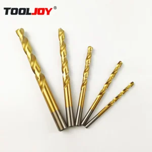High Quality HSS Steel Titanium Plating Straight Shank Metal Twist Drill Bits
