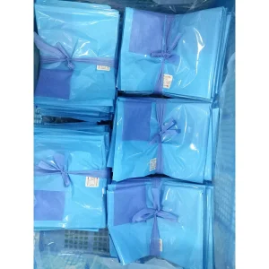 Hot-Selling Consumable Disposable Surgical PE Film +Reinforced SMS Mayo Stand Cover for Medical Supply
