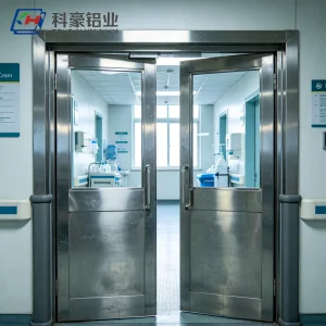 Porta de Aço Inoxidável Resistente ao Fogo para Laboratório com ISO9001 Porta Moderna