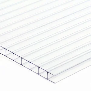 6mm 8mm 10mm UV Extruded Clear Cellular Hollow Panel Polycarbonate Sheets