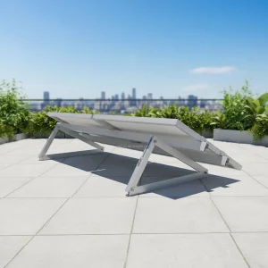 Aluminum Alloy Anodized Flat Roof Mounting System Brackets Mount Kit for PV Solar Panel Structure