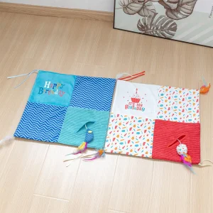 Rena Pet Birthday Series Funny Soft Interactive with Catnip Cat Play Mat Toy