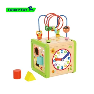 Wooden Educational Toy Centre for Kids Play Cube 2024 New