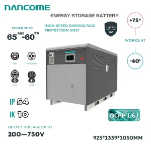 Nancome Advanced Energy Storage System for Microgrid Projects with Outdoor Cabinet 26kwh