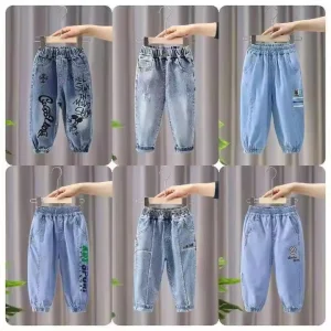 Novas Roupas Infantis de Outono e Inverno, Jeans Infantis de Alta Qualidade