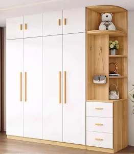 Modern Wooden Wardrobe for Bedroom