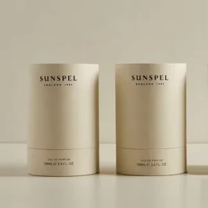 Custom Printed Logo Cylinder Box Cosmetic Aromatherapy Diffuser
