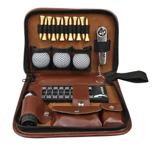 Leather Golf Accessories Bag
