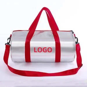 SJ-JB2027 Custom printed logo waterproof PU travel sports bag Men's shoulder bag