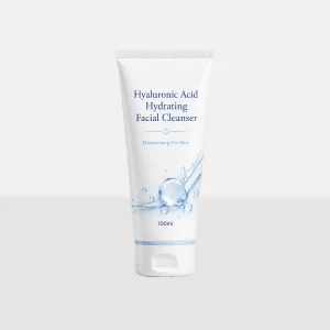OEM ODM Skincare Manufacturer Hyaluronic Acid Hydrating Facial Cleanser