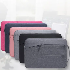 Mochila de computadora portátil gris y negra