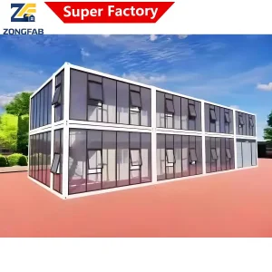 Construção Modular de Contêineres Prefabricados em Aço para Habitação, Escritório, Restaurante, Refeitório, Escola, Hospital