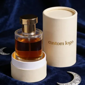 Wholesale Empty Clear Cylinder Thick Bottomed 50ml Glass Spray Bottle