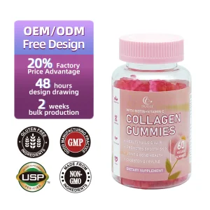 Skin Whitening Collagen Gummies Biotin Vitamin C Beauty Products