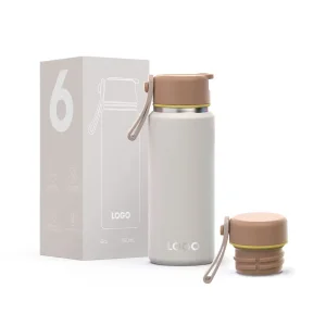 Supplier Portable Kids Straw Lid Mini Stainless Steel Insulated Water Bottle Outdoor