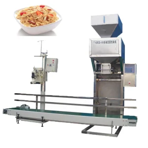 Automatic Granular Packaging Machine Weighing Filling Sealing System for Rice and Beans