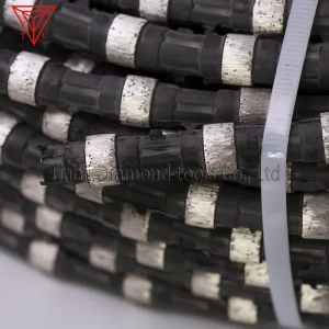 2023 Cuerdas de corte de alambre de diamante personalizadas de fábrica para corte y perfilado de granito, mármol y piedra en canteras
