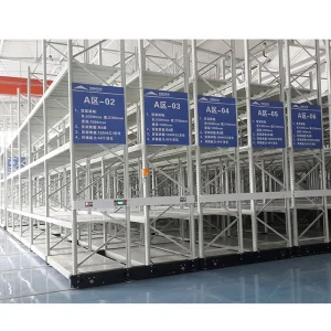 Automated Electric Mobile Warehouse Racking System