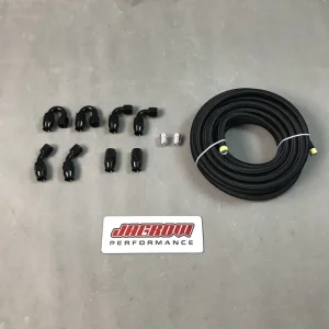 Engine Radiator Oil Cooler Hose and Fitting Kit