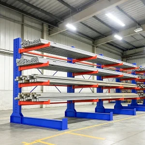 Durable Metal Cantilever Storage Rack Multi Layer Arms Warehouse Shelf