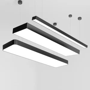 30W LED Linear Pendant Light Modern Design Supermarket Lighting IP67 Rated 3-Year Warranty Iron Seamless Aluminum Material