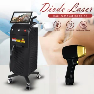Professional Smart Handle 3 Wavelength Ice Titanium 808nm DiohHe Laser Hair Removal Machine For Salon Use
