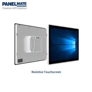 21.5 Inch Embedded Industrial Panel Touch Monitor IP65 Waterproof&Dustproof Resistive Touchscreen Industrial Display with RJ45 Idd-Link4