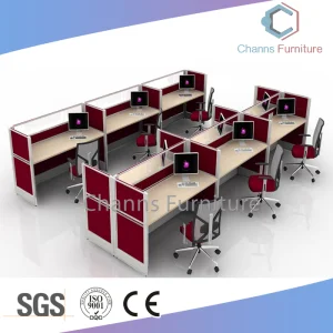Modern Furniture Linear Office Partition with Office Desk (CAS-W41240)