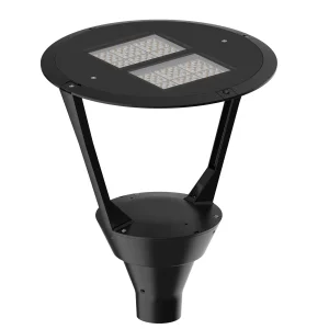ضوء قمة العمود LED من الألومنيوم المصبوب 30W 40W 60W 90W تركيبة إضاءة الحدائق المثبتة على العمود