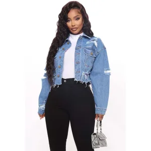Kuwait Crop Top Denim