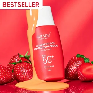 Hot Selling Tinted Sunscreen Private Label Organic Moisturizing UV Protection Face Concealer Sunscreen SPF 50 with Zinc Oxide