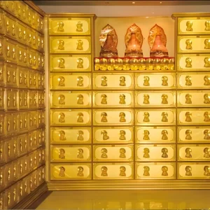 Ashes Storage Rack Cemetery Columbarium Funeral Home Urn Shelving Modular Columbarium Panel Fireproof Urn Storage Cabine Customizable Cremation Urn Holder