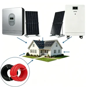 Sistema de energía solar sostenible para torres móviles