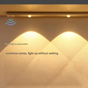 Under Cabinet Lighting - USB Rechargeable, 2000mAh Battery, Auto on/off for Kitchen Counter &amp; Closet