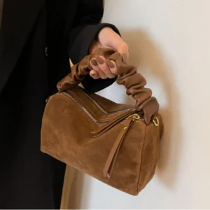 PU Leather Velvet Bag