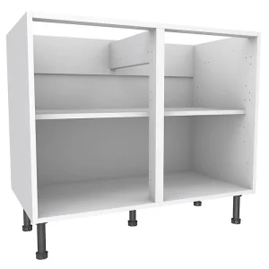 Gabinete de Cozinha Branco com Duas Portas