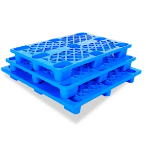 Shibang Eco-friendly HDPE 6 Tons Static Load 1200*1000*150mm Flat Surface Three Runner Plastic Heavy Duty Pallets