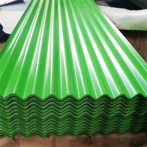 Fast Delivery Antioxidant Prepainted Color Coated Zinc PPGI Corrugated Steel Roofing Sheet for Building Material