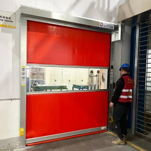 Wind-Resistant High Speed Door with Smart Automation