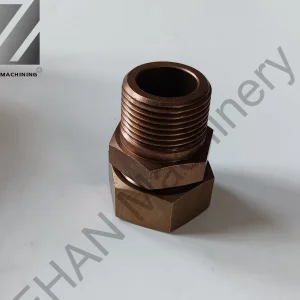 Custom Wholesale Brass Pipe Coupling Male Threaded Hex Nipple Fasteners