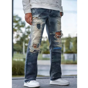 Calças Jeans Masculinas Rasgadas